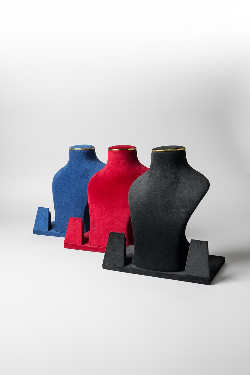 Suede Fiber Body Neck With Earring