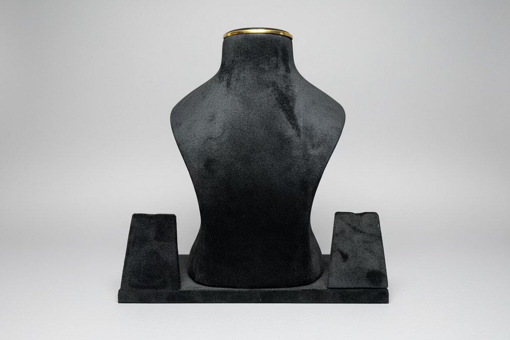 Suede Fiber Body Neck With Earring