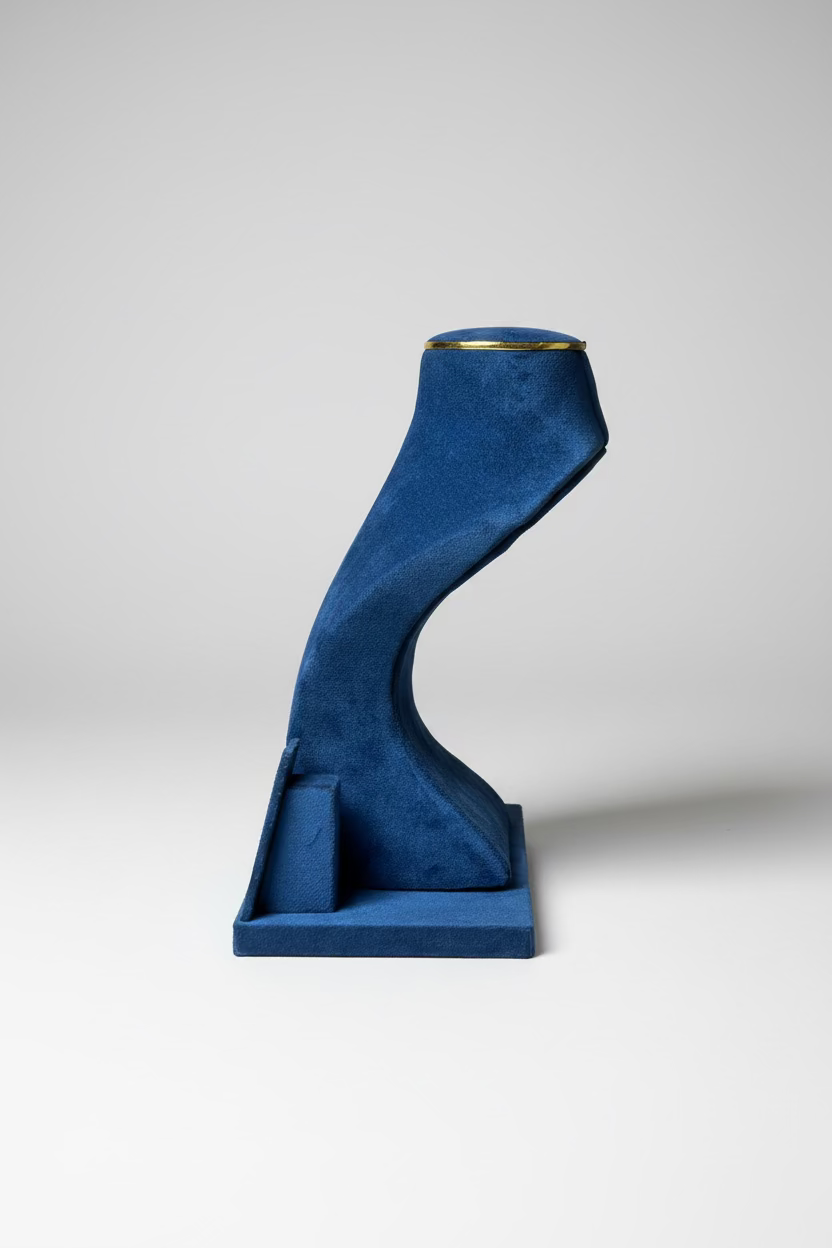 Suede Fiber Body Neck With Earring