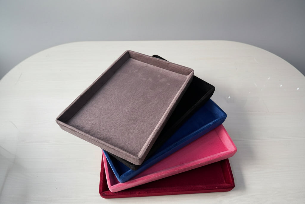 Suede Service Tray (Pack of 2)