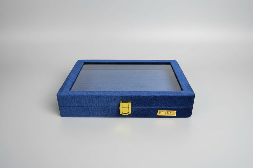 Suede Transparent Stock Box Bichiya