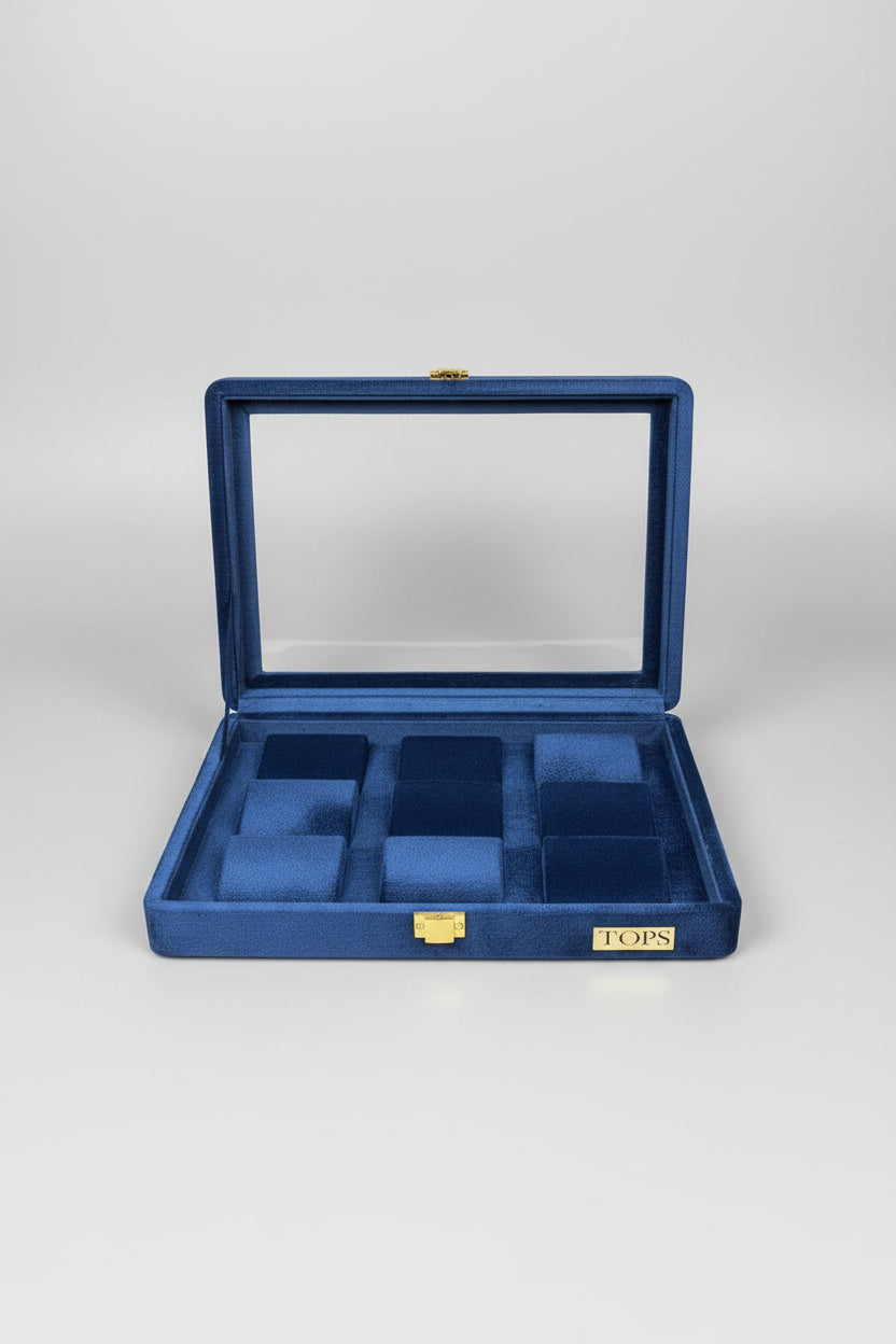 Suede Transparent Stock Box Tops