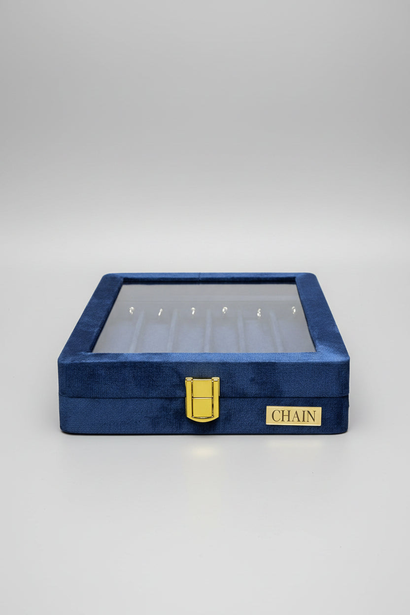 Suede Transparent Stock Box Chain