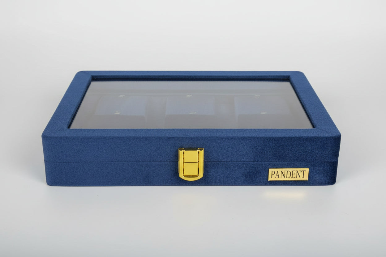 Suede Transparent Stock Box Pandent