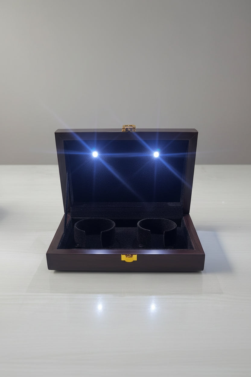 Double Bangle Wooden Led