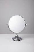 Silver Bead round mirror
