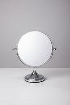 Silver Bead round mirror