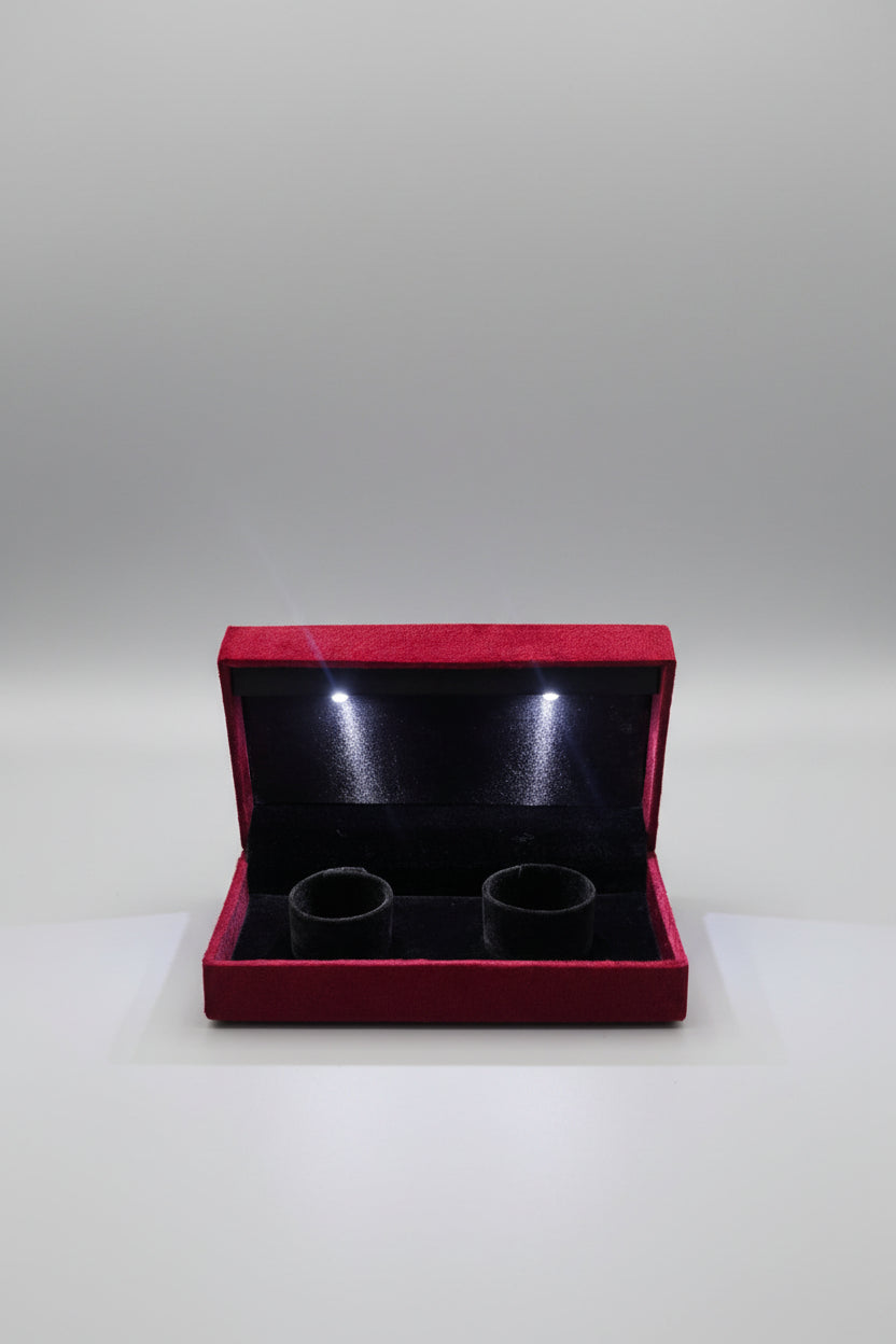 double bangle suede acrylic led (Pack of 3)