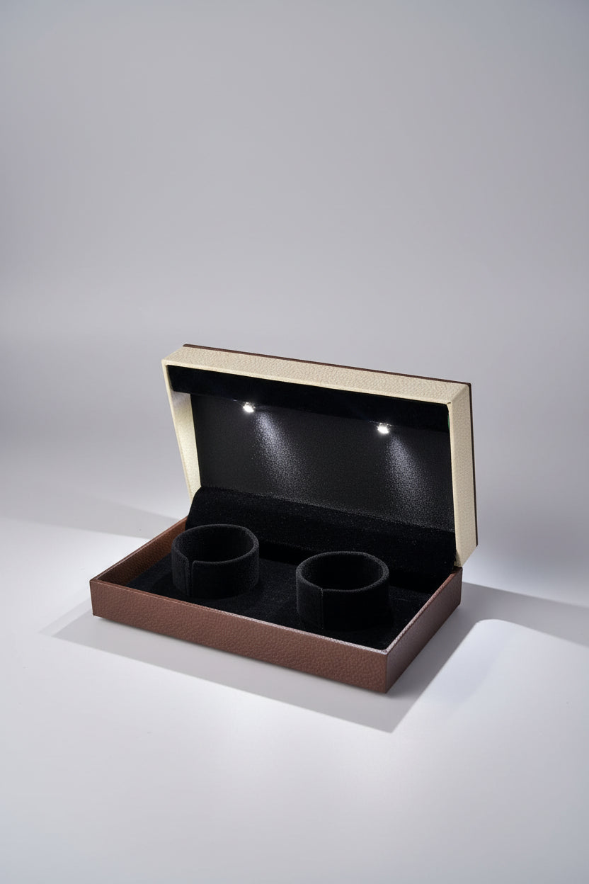 Double Bangle Laser Diamond Led (pack of 3)