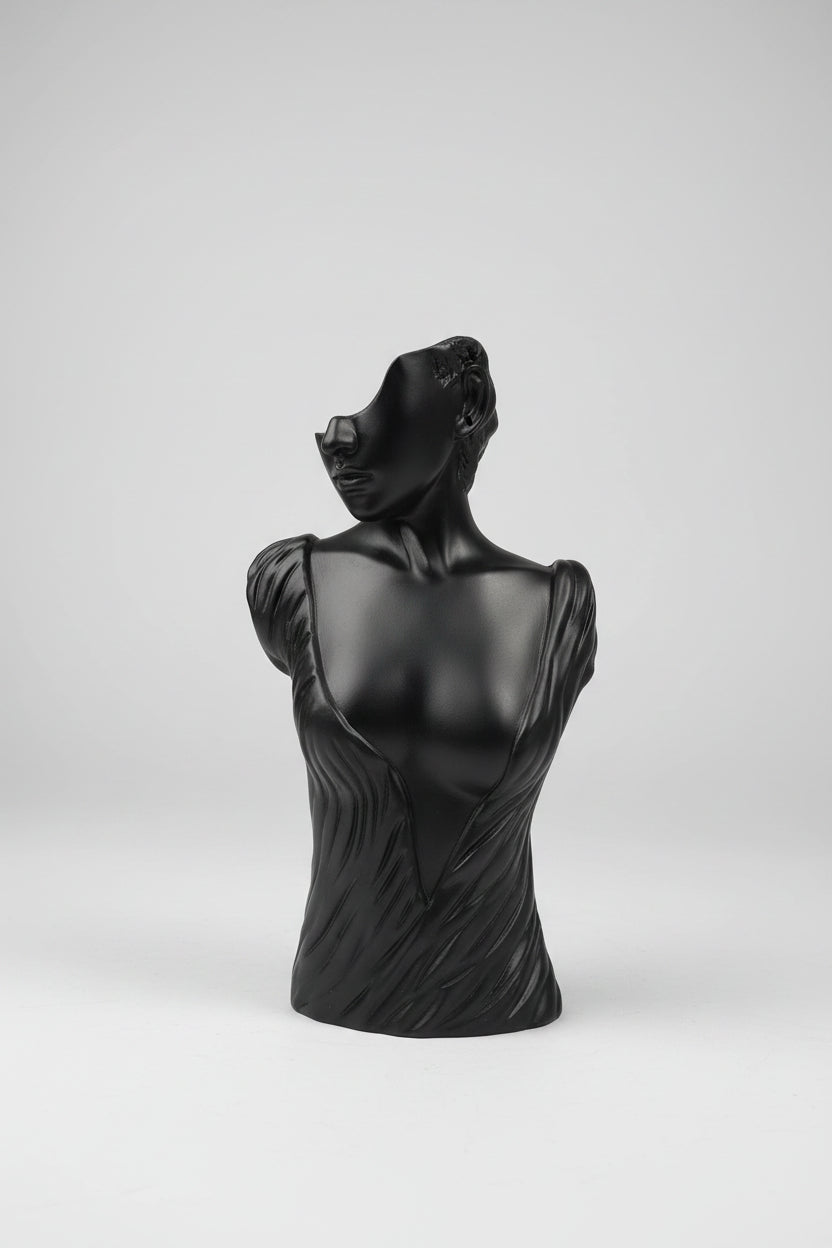 Matte Black Necklace Stand
