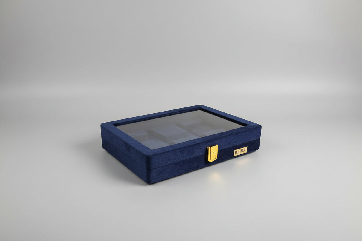 Suede Transparent Stock Box Jhumki