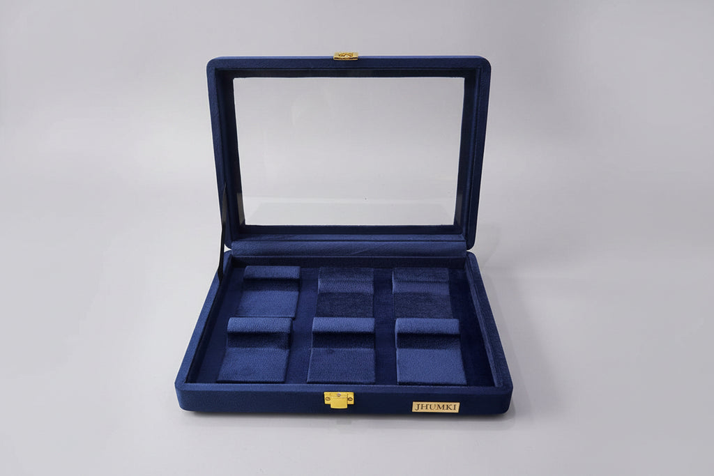 Suede Transparent Stock Box Jhumki