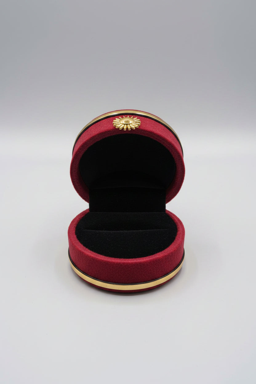 Round Suede Ring (pack of 12)