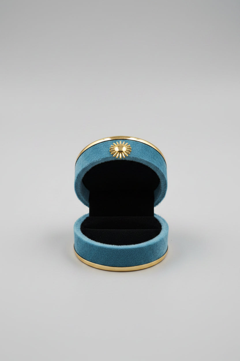 Round Suede Ring (pack of 12)