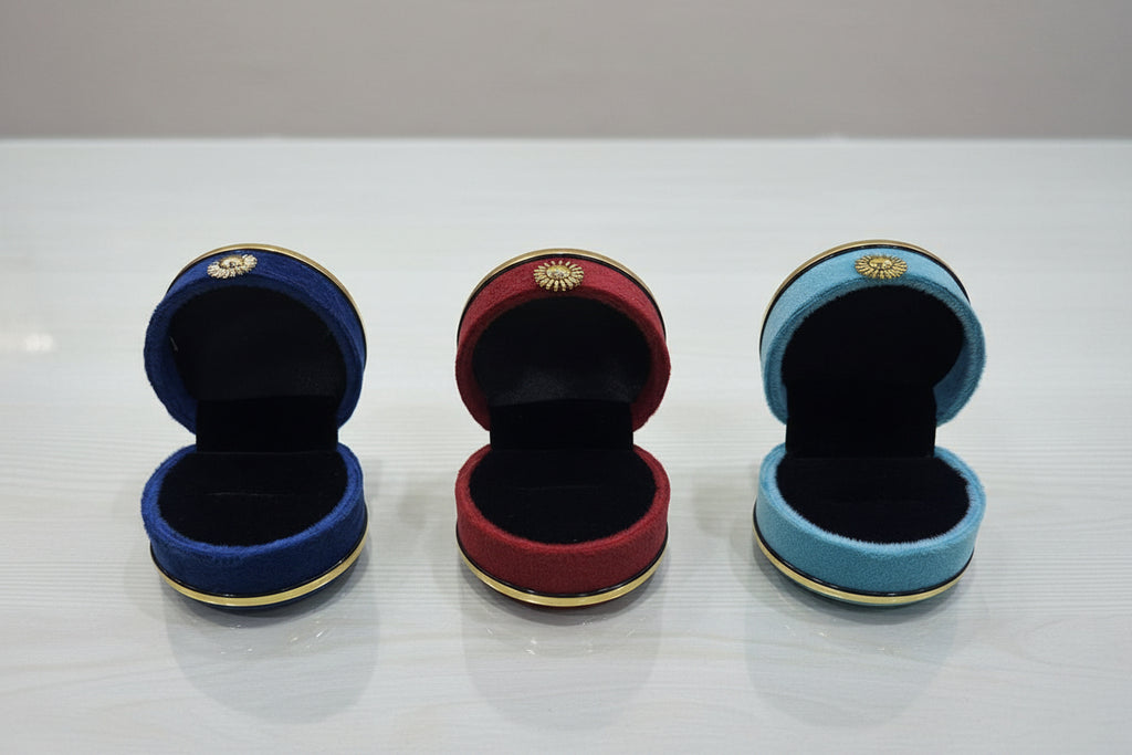 Round Suede Ring (pack of 12)