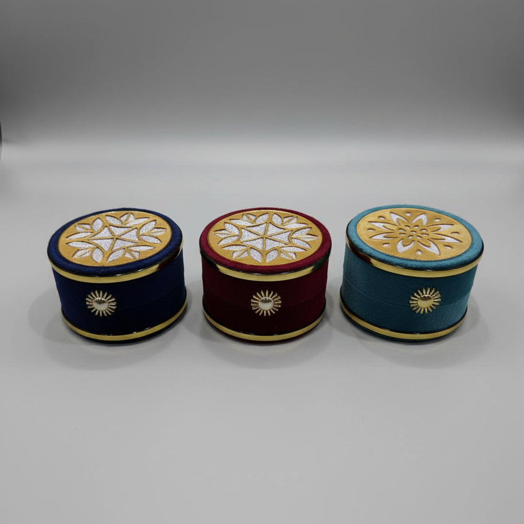 Round Suede Ring (pack of 12)