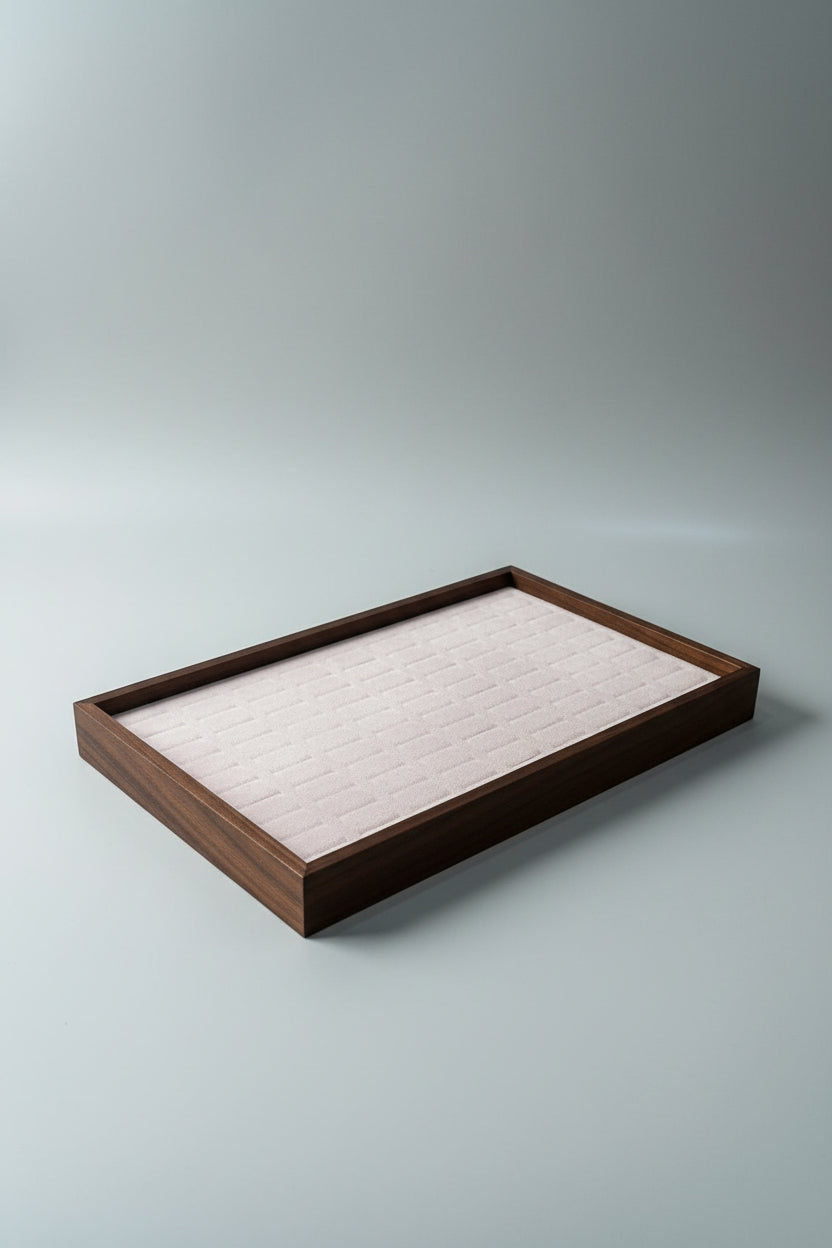 100 Ring Wooden Tray