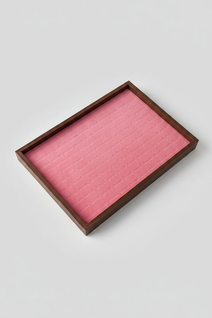 100 Ring Wooden Tray