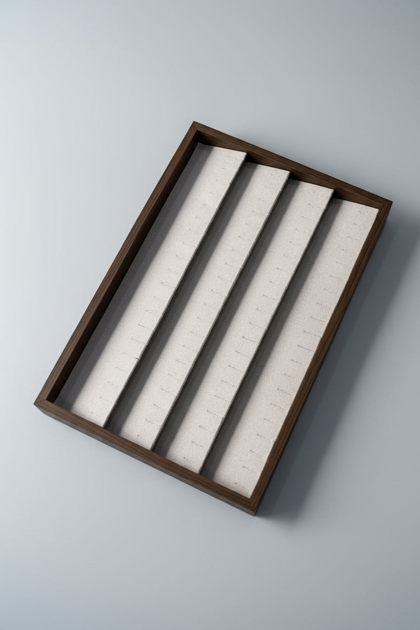 Wooden Earring Tray